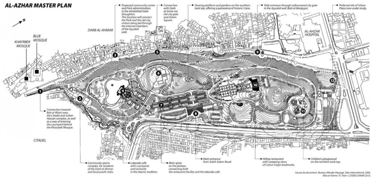 کا نقشہ امام اظہر پارک
