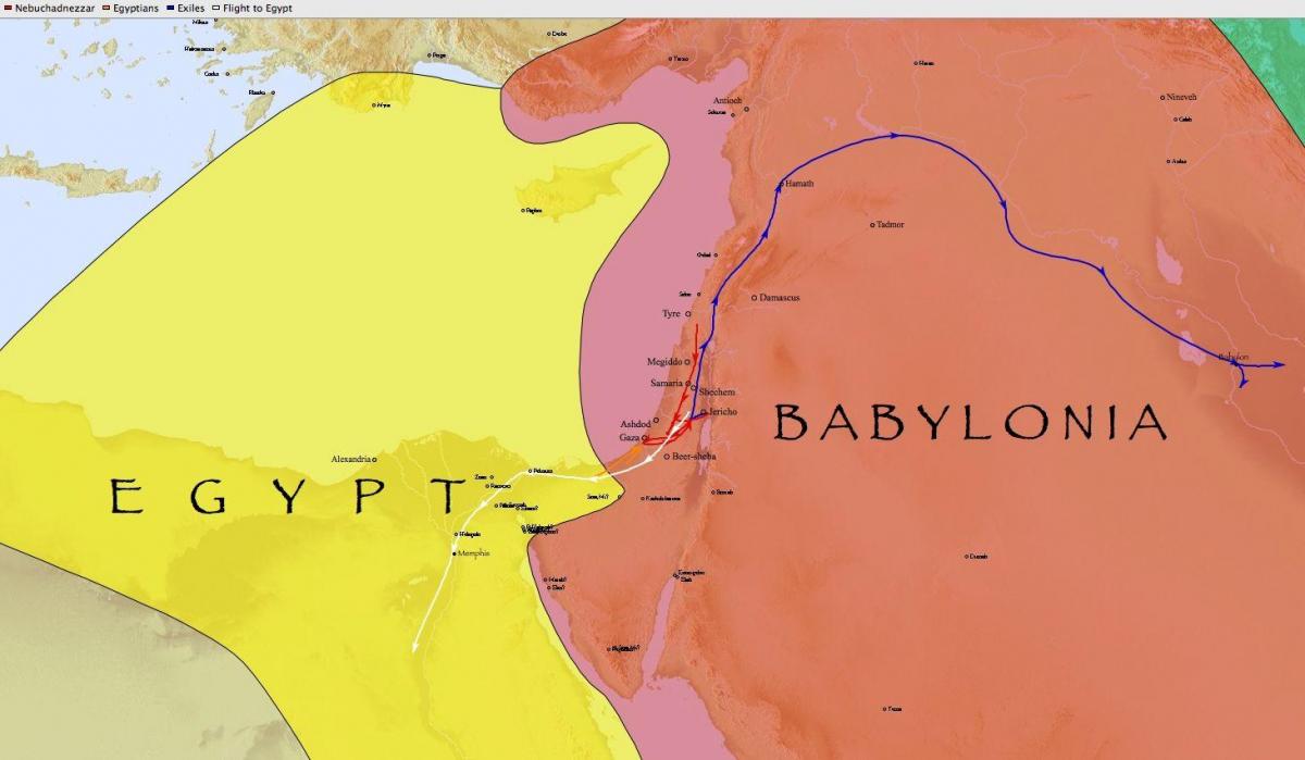 نقشہ کے بابل مصر