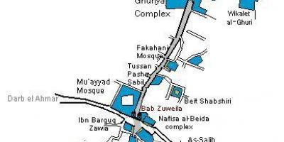 خان ال khalili بازار کا نقشہ