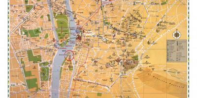 قاہرہ سیاحوں کی پرکشش مقامات کے نقشے